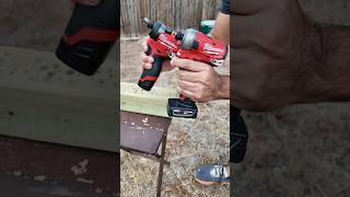 Milwaukee m12 surge impact driver vs M12 fuel impact driver #shorts #viralshorts #milwaukeetools