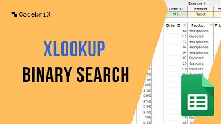How to Use XLOOKUP with Binary Search in Google Sheets