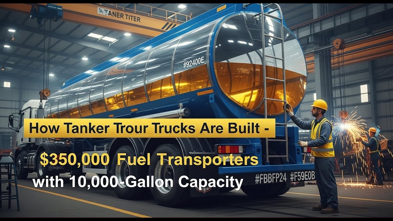 Inside the $350,000 Oil Tanker Manufacturing Process | 10,000-Gallon Fuel Transporters