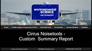 Cirrus Noise Tools - Creating Custom Summary Reports