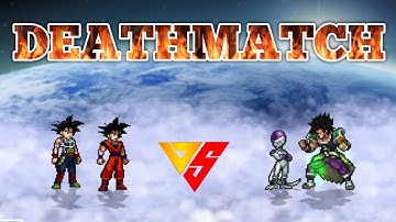 Goku DBS V3.5 OP (all form) & Bardock V3 VS Frieza OP (all form) & Broly DBS OP in Jump Force Mugen