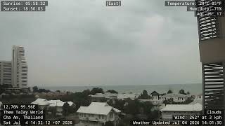 Cha Am Ocean Time Lapse Video 20260705