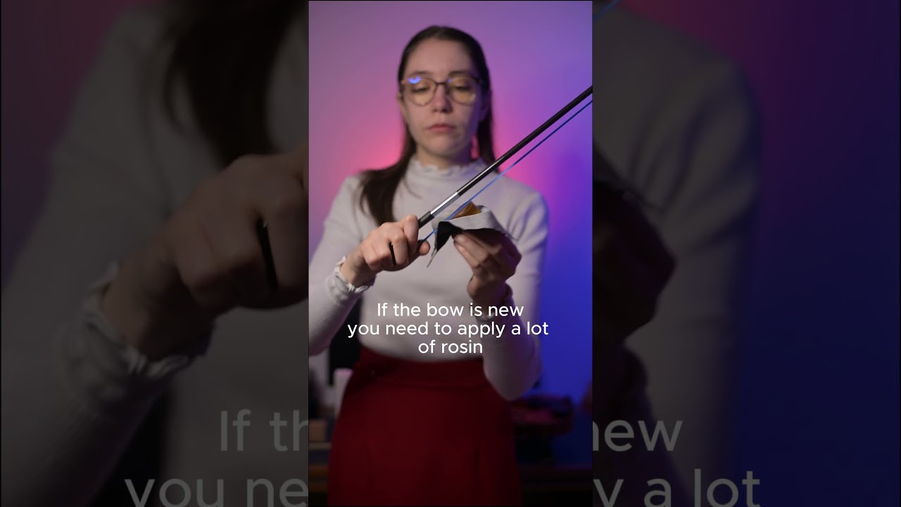 How to apply rosin on your bow 