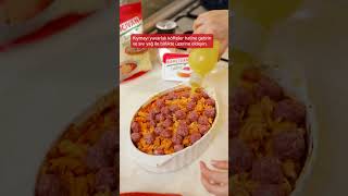 Bahçıvan Peynir Ile Hazırlanan Nefis Köfteli Fırında Makarna