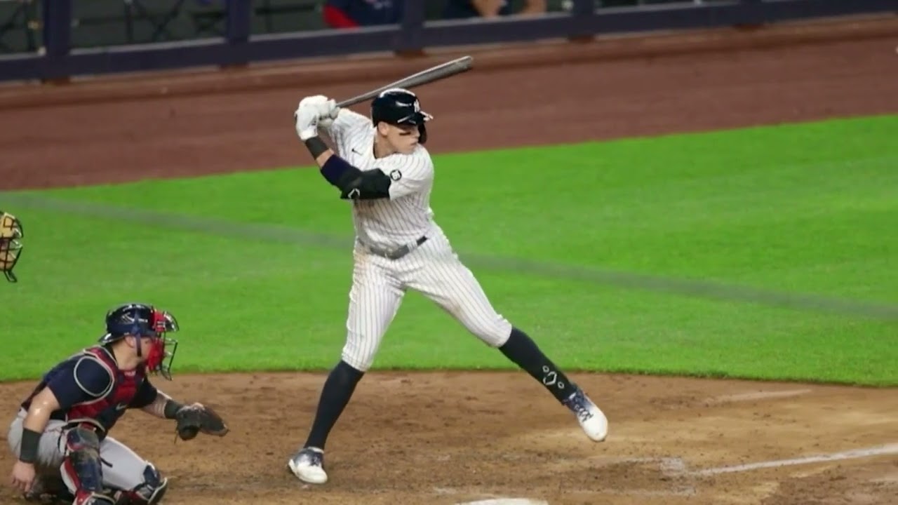 Aaron Judge Slow Motion Home Run Baseball Swing Hitting Mechanics Instruction Video