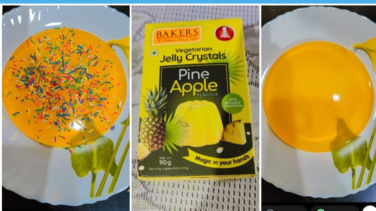 Bakers jelly crystals tamilpineapple jellyl jelly crystalsjellyagar