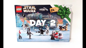 Day 2 - Opening the LEGO Star Wars Advent Calendar 2021