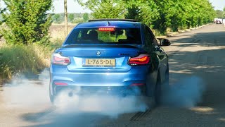 BMW M240i Pure Turbos - HUGE Burnouts!