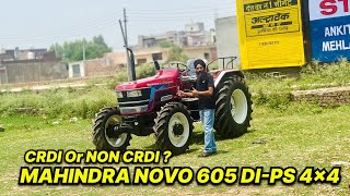 New Mahindra Novo 605 Di-Ps 4X4 Metallic Red Review & Specifications