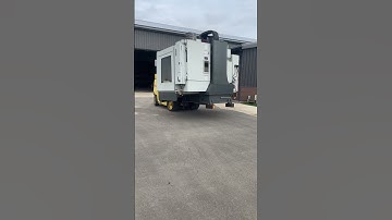 Unloading a Haas CNC!