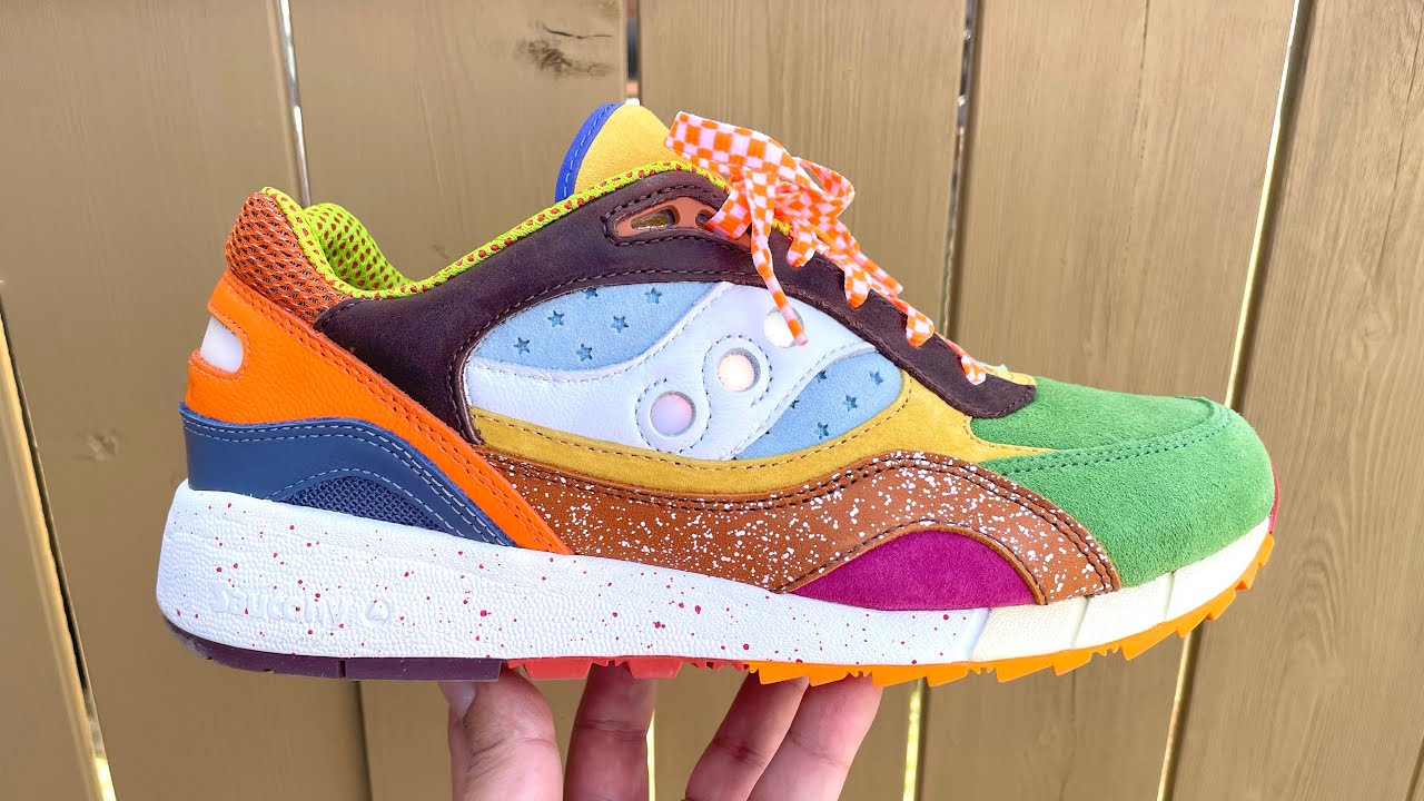 Saucony Shadow 6000 Food Fight 2021 On Feet