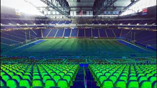 PMC Large Stadium 3D Laser Scan | Revit Model using Point-Cloud