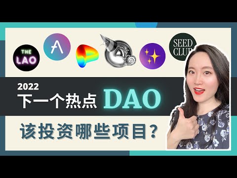 DAO是什么，该如何布局？丨哪些DAO的项目值得我们关注及投资丨2022加密货币新风口