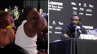 Terence Crawford CLASHES with Team Spence in the crowd! *MUST SEE FOOTAGE*