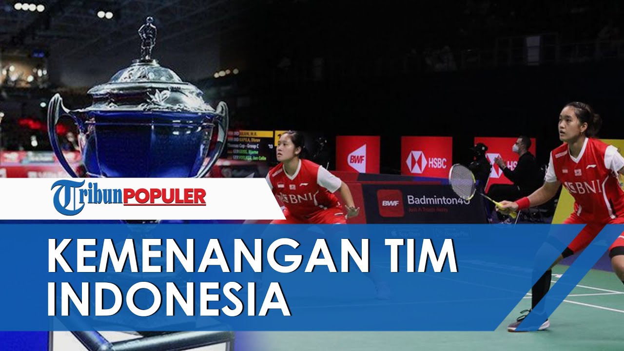 livescore badminton thomas cup