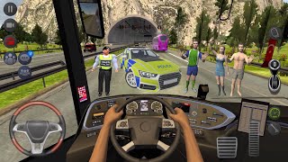 Mountain Bus Tunnel 🚍👮‍♂️ Bus Simulator : Ultimate Multiplayer! Bus Wheels Games Android screenshot 4
