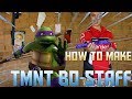 HOW TO MAKE A TMNT POLE TUTORIAL (TURNING PLASTIC INTO WOOD)