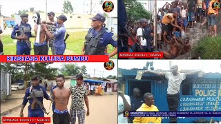 Kinshasa La Police Conais Ekangi Ba Kuluna Yaba Bomi