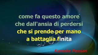 Karaoke - Dolcenera - Fabrizio De Andrè (con cori) chords