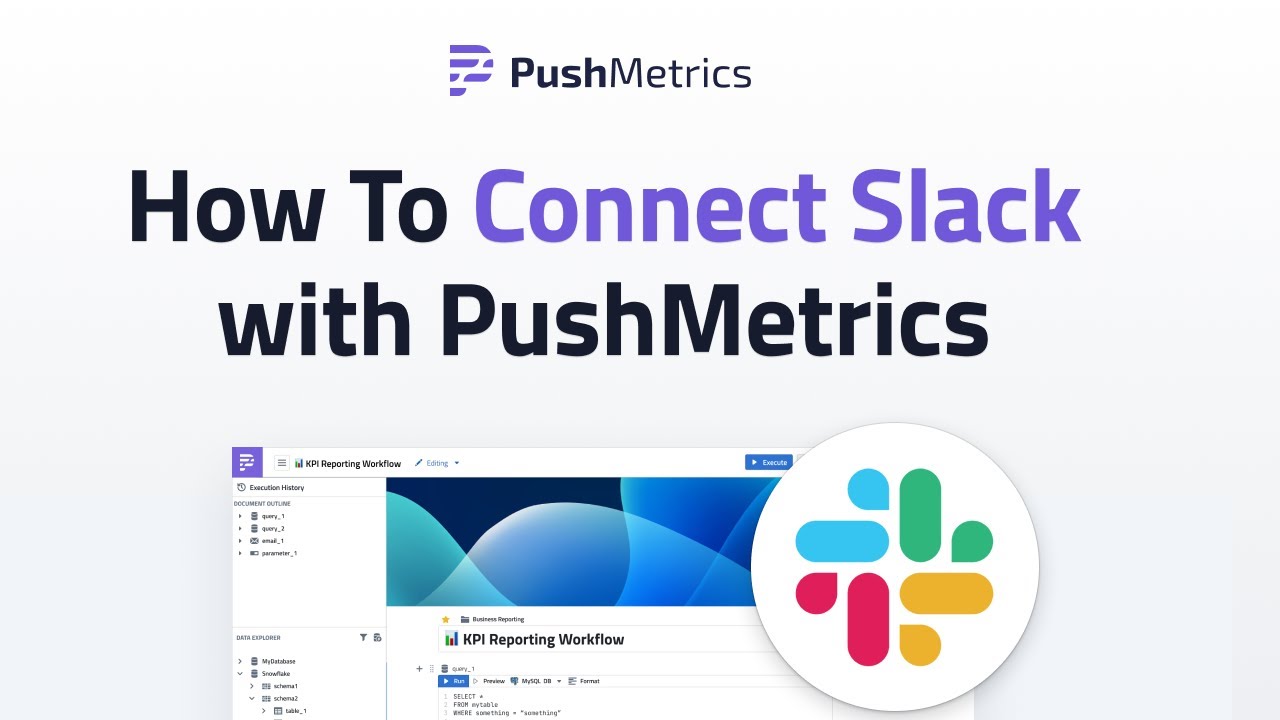 How To create a Slack integration in PushMetrics - YouTube