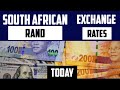SOUTH AFRICAN RAND EXCHANGE RATES TODAY 28 AUGUST 2023