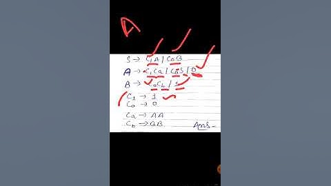 Automata Lecture 27 Normal Form-Chomsky Normal Form(CNF)
