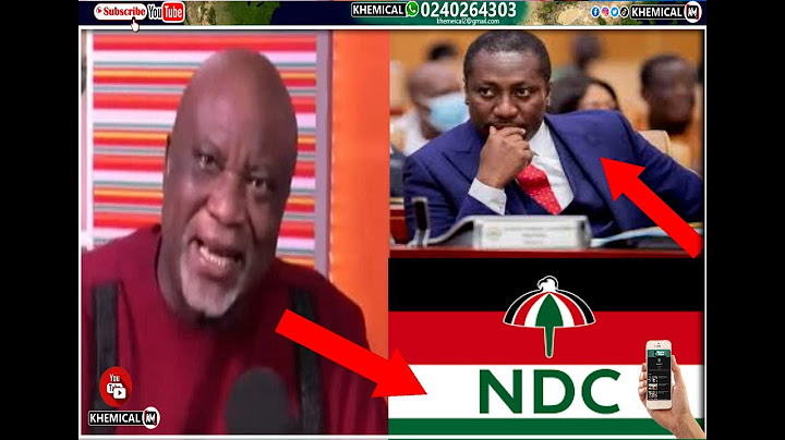 Break: Hopeson officially joins NDC, Afenyo leak video