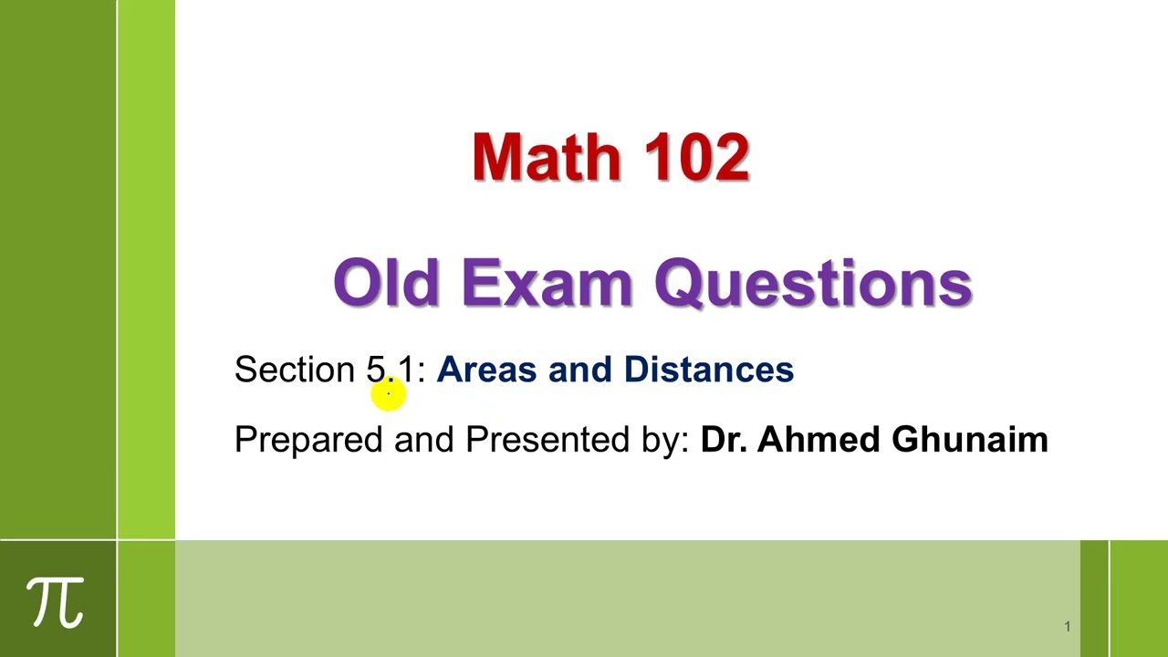 Section 5.1 Old Exams