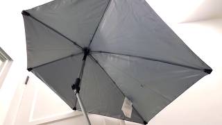 Umbrella for video production on sunny days