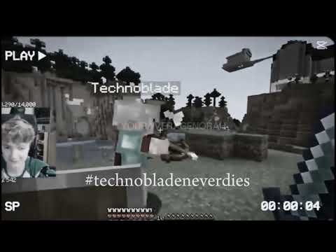 O bir efsaneydi #technobladeneverdies #edit #minecraft #sad