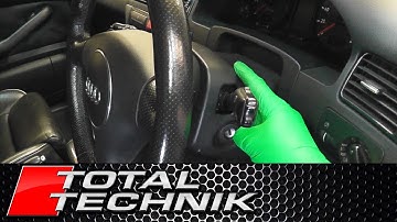 How to Remove Upper Steering Wheel Cowl - Audi A6 S6 RS6 - C5 - 1997-2005 - Total Technik