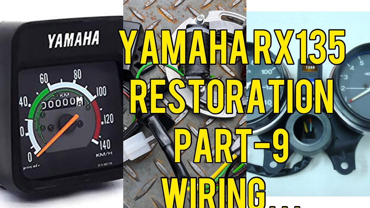Yamaha Rx135 ❗️Restoration❗️Part-9❗️Elecric wiring details❗️Malayalam video.
