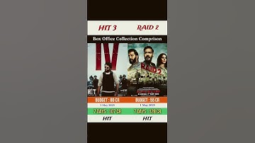 Hit 3 vs raid 2 | Box office collection comprison | #hit3 #nani #raid2 #ajaydevgan #srinidhishetty
