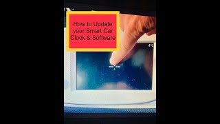 How to Fix the missing clock issue 2015 Smart Car