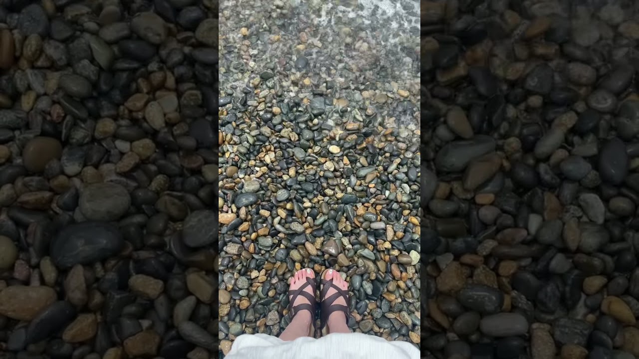 [ASMR] 부산 감지해변 Busan in South Korea / 파도, 자갈소리 Wave sound