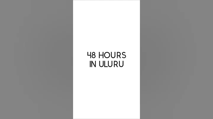 48 Hours in Uluru #australia #uluru #travel #traveltips