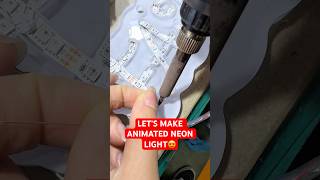 How This Stunning Animated Neon Sign Was Made easily🎨✨
