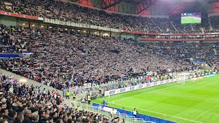 Ambiance OL 3-0 Valenciennes | Coupe de France | 2 avril 2024 | Parc Olympique Lyonnais