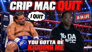 CRIP MAC...YOU GOTTA BE KIDDING ME !!!!! ( My hilarious reaction to his fight )
