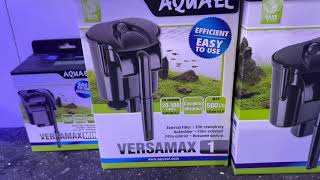 Setting up and servicing the Aquael Versamax hang on filters