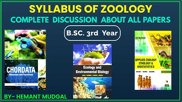 bsc 3 year zoology syllabus || zoology syllabus bsc 2021 || Mudgal Biology