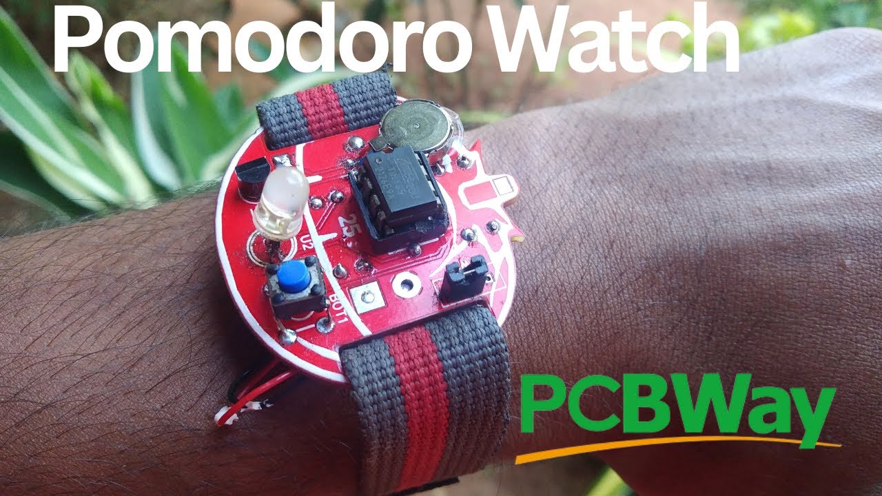 DIY Pomodoro Watch - BOOST YOUR PRODUCTIVITY! from @PCBWay | VinVout ...