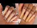 *detailed* How I've Been Doing My XXL Square Polygel Nails | How To Perfectly Use Dual Nail Forms