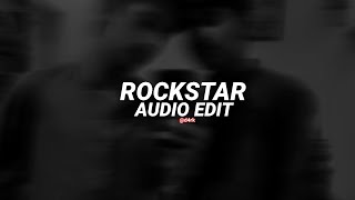 rockstar (crankdat remix) - post malone ft. 21 savage [edit audio]