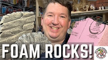 How to Carve and Paint Foam Rocks for Dioramas #diorama #crafting #tutorial