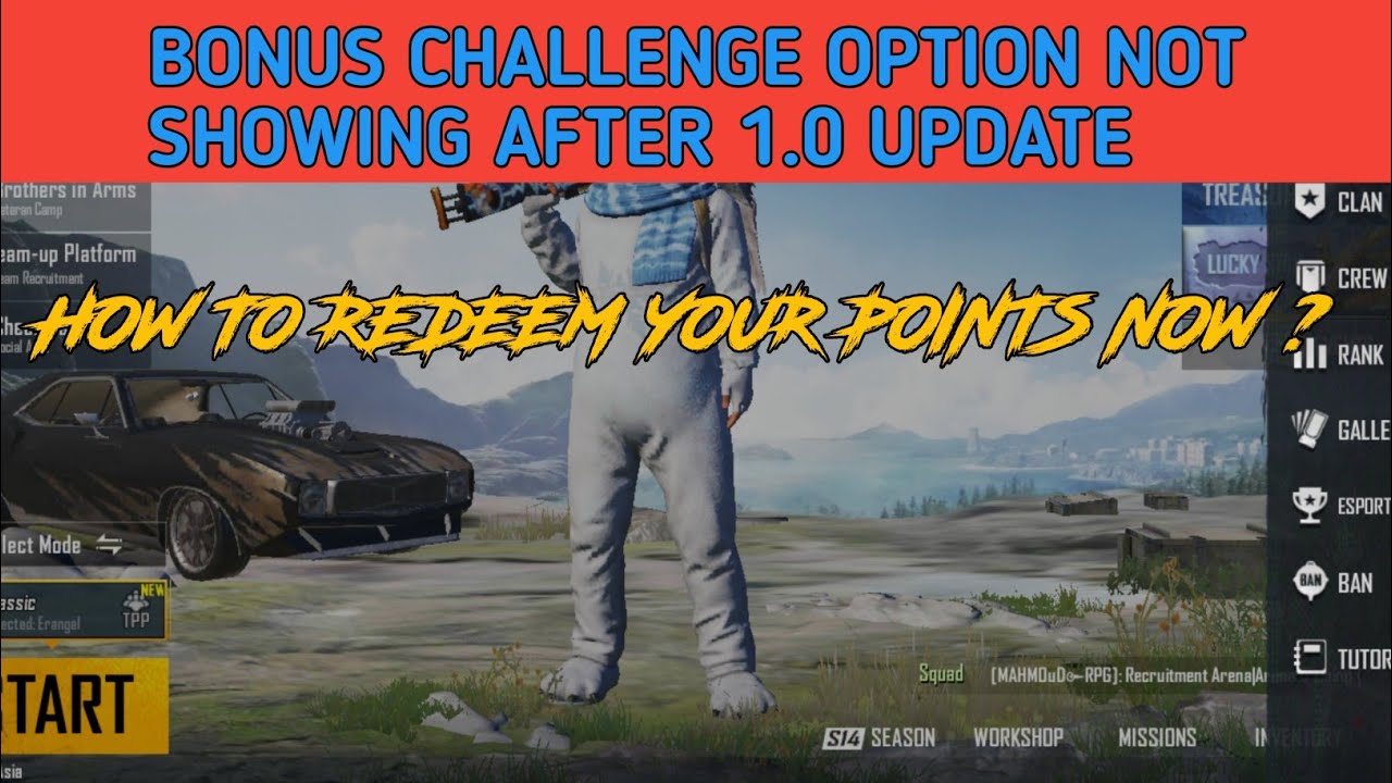 Bonus Challenge Not Showing After 1.0 Version Update | How To Redeem Our Points Now?