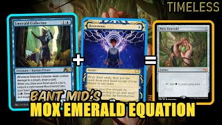 Emerald Collector   Brainstorm = Mox Emerald! Bant Midrange | Timeless BO3 Ranked | MTG Arena