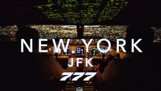 NEW YORK | BOEING 777 LANDING 4K