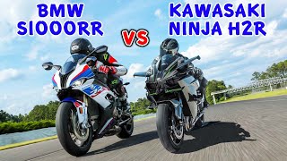 Bmw S1000Rr Vs Kawasaki H2R- Drag Race Acceleration Comparison