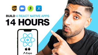 React Native Crash Course 2.0 for Beginners - Build 4 Apps in 14 Hours (Expo, Tailwind, Payment, AI)
